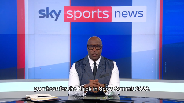 static image of mike from sky sports sat at the sky sport news desk announcing the line up